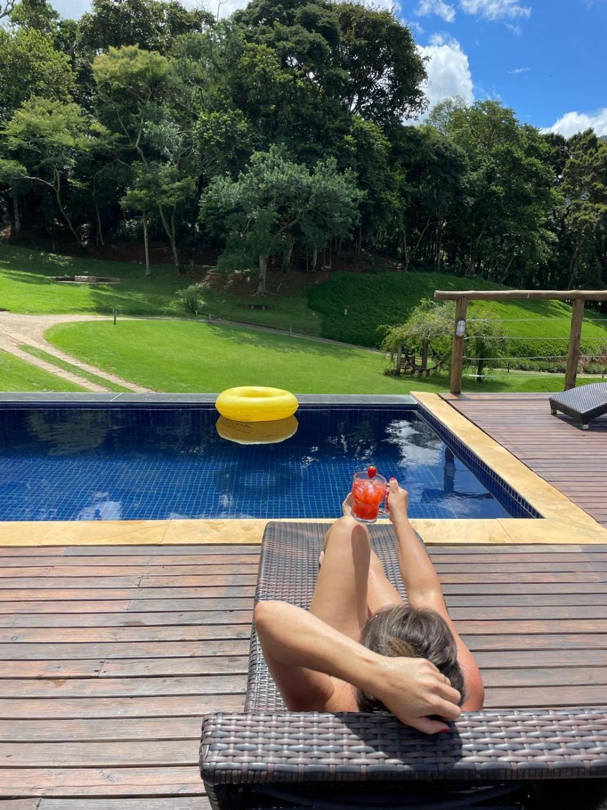 Pousada Caminho Da Mata São Bento do Sapucaí Esterno foto